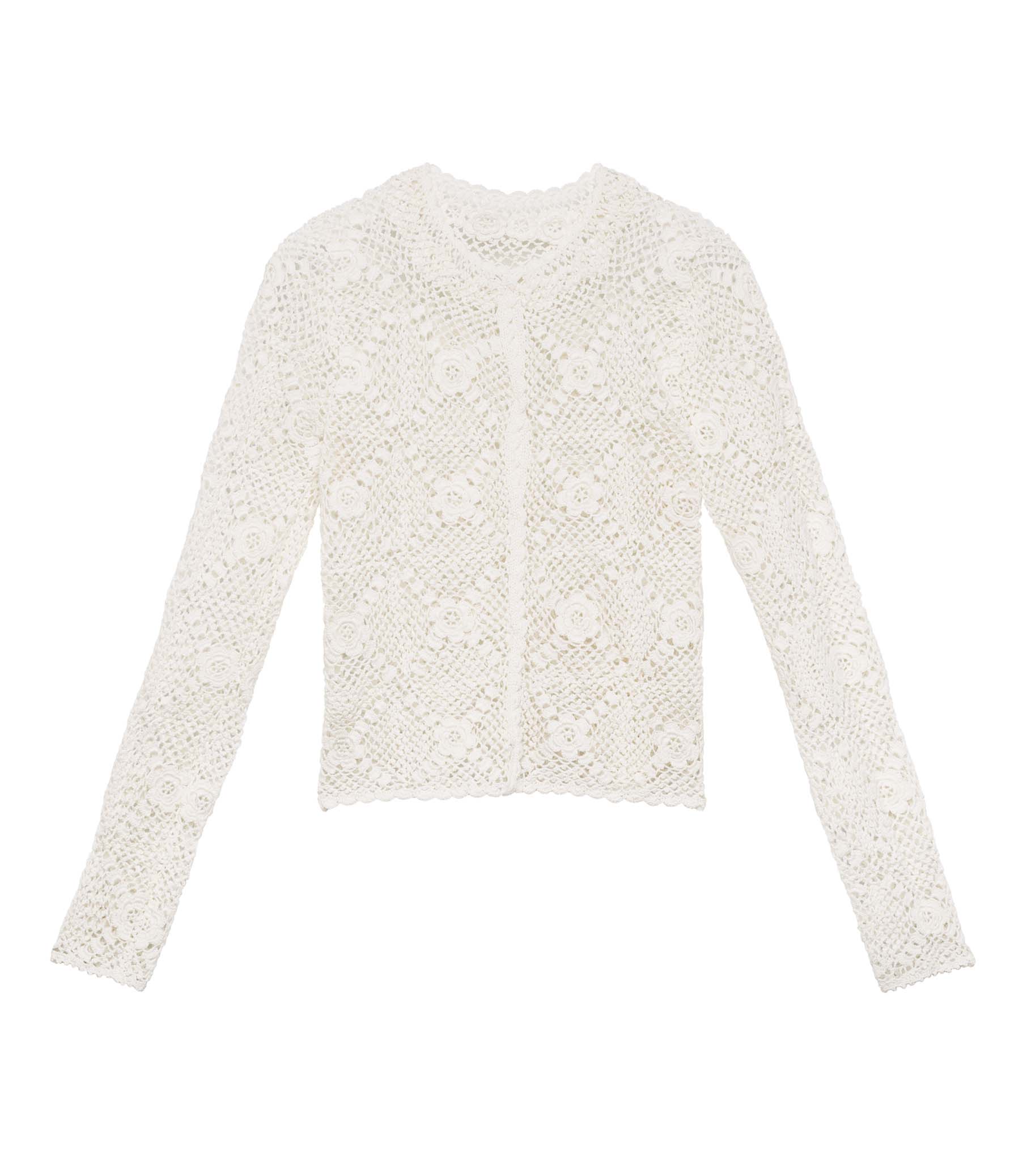 OTTOLINE CARDIGAN -- PEARL | SUMMER 24