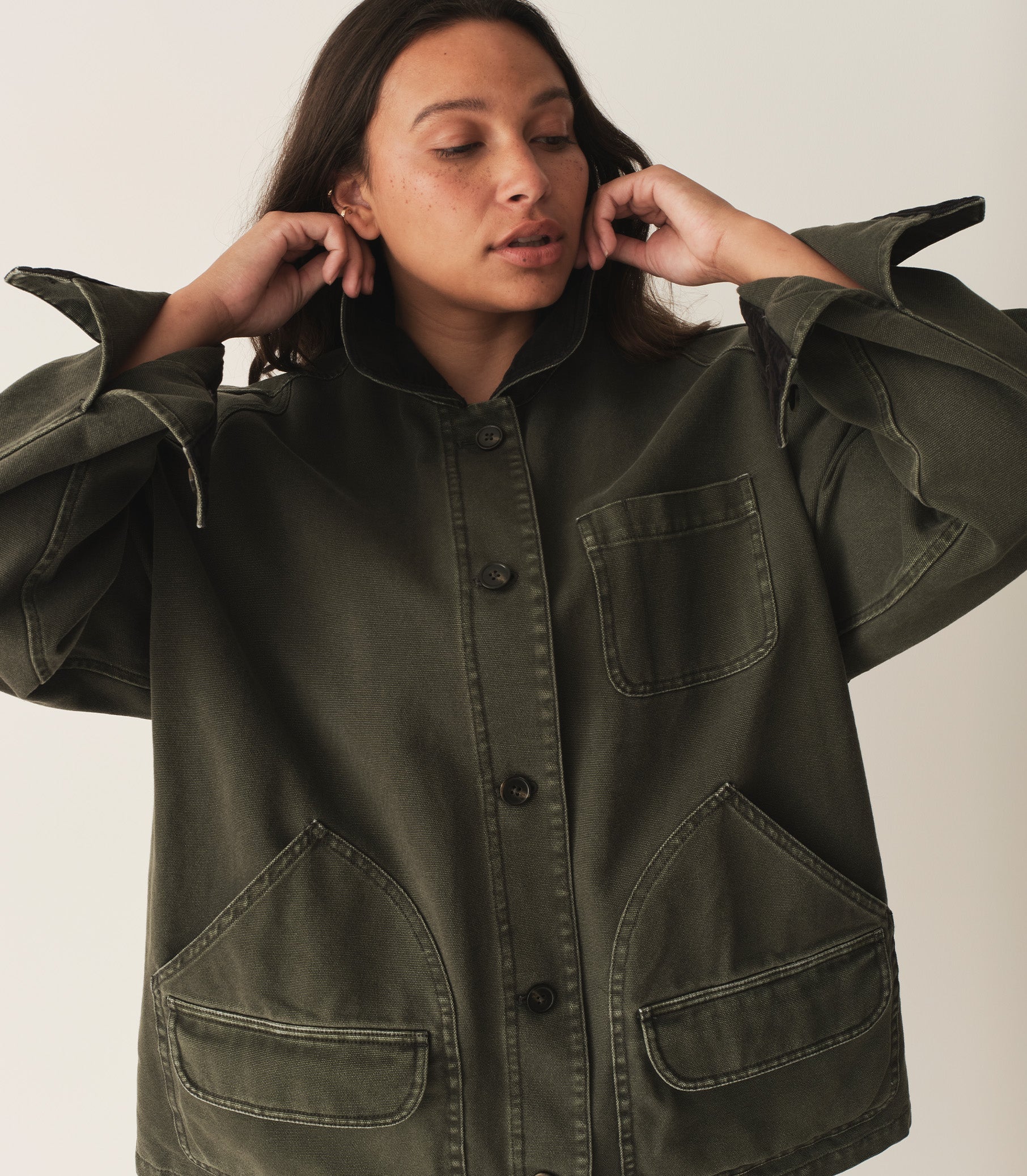 PASCUAL JACKET -- DARK OLIVE | FALL 24