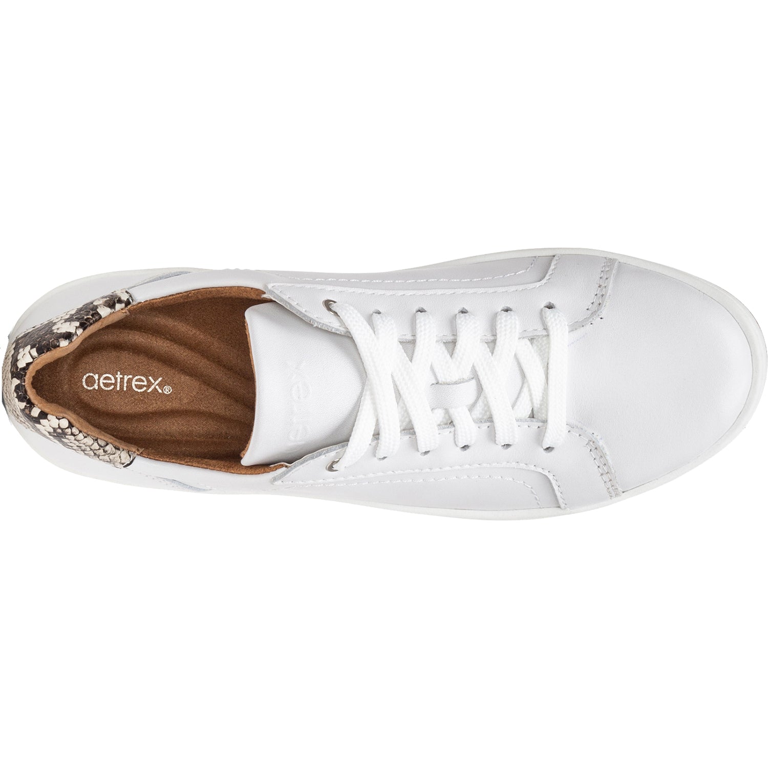 Women's Aetrex Blake White Leather