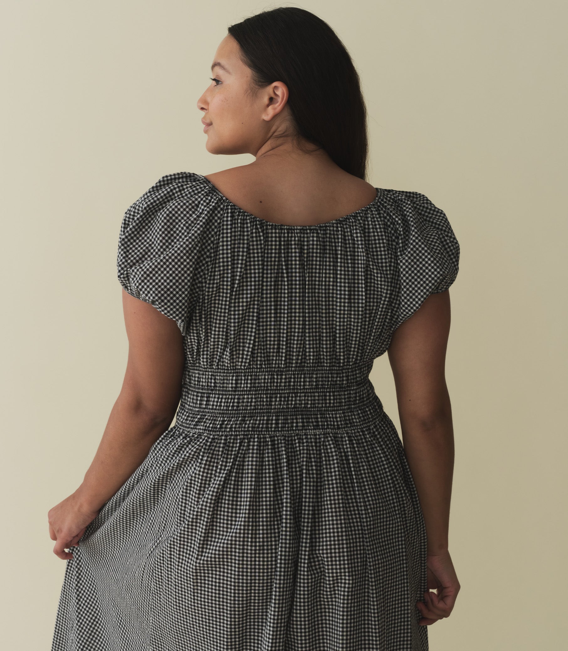 QUINN DRESS -- LA MADDALENA GINGHAM | SPRING 24