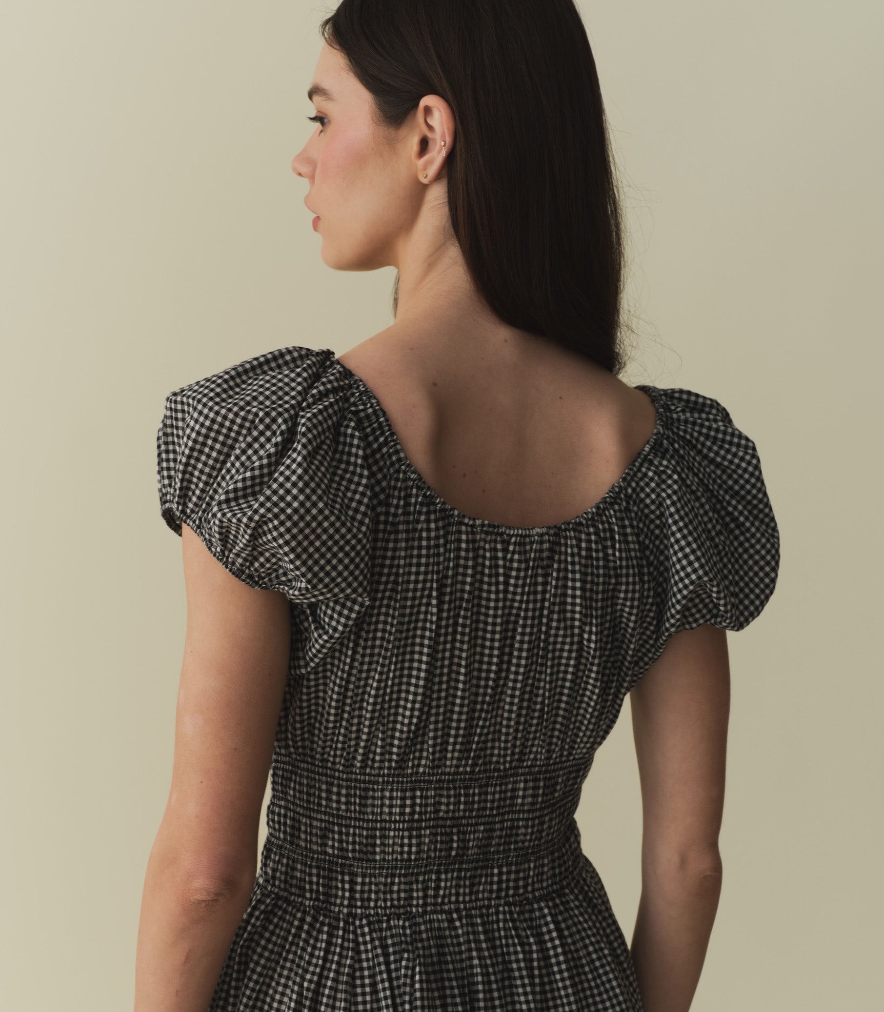 QUINN DRESS -- LA MADDALENA GINGHAM | SPRING 24