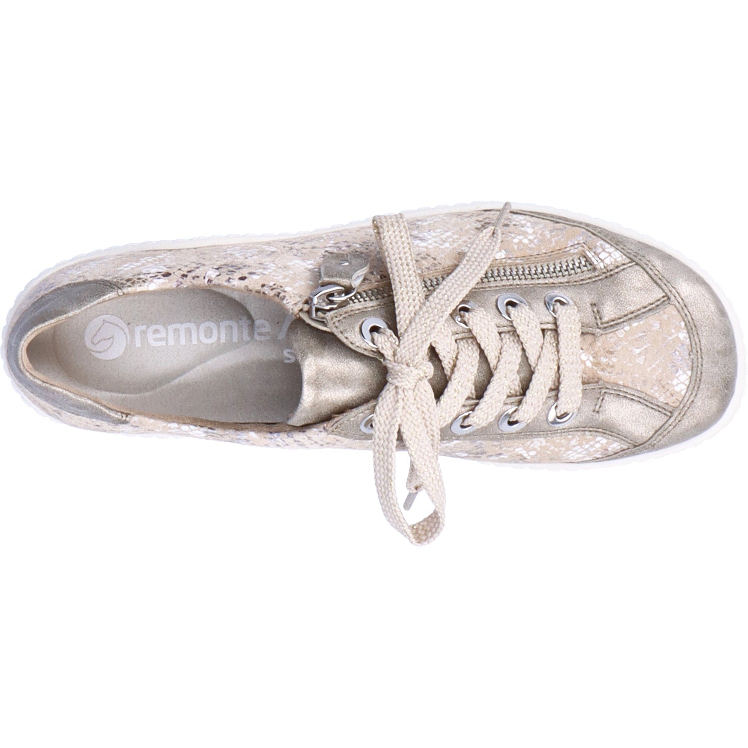 Women's Remonte R1402-95 Liv 02 Pearl/Beige/Metallic Leather