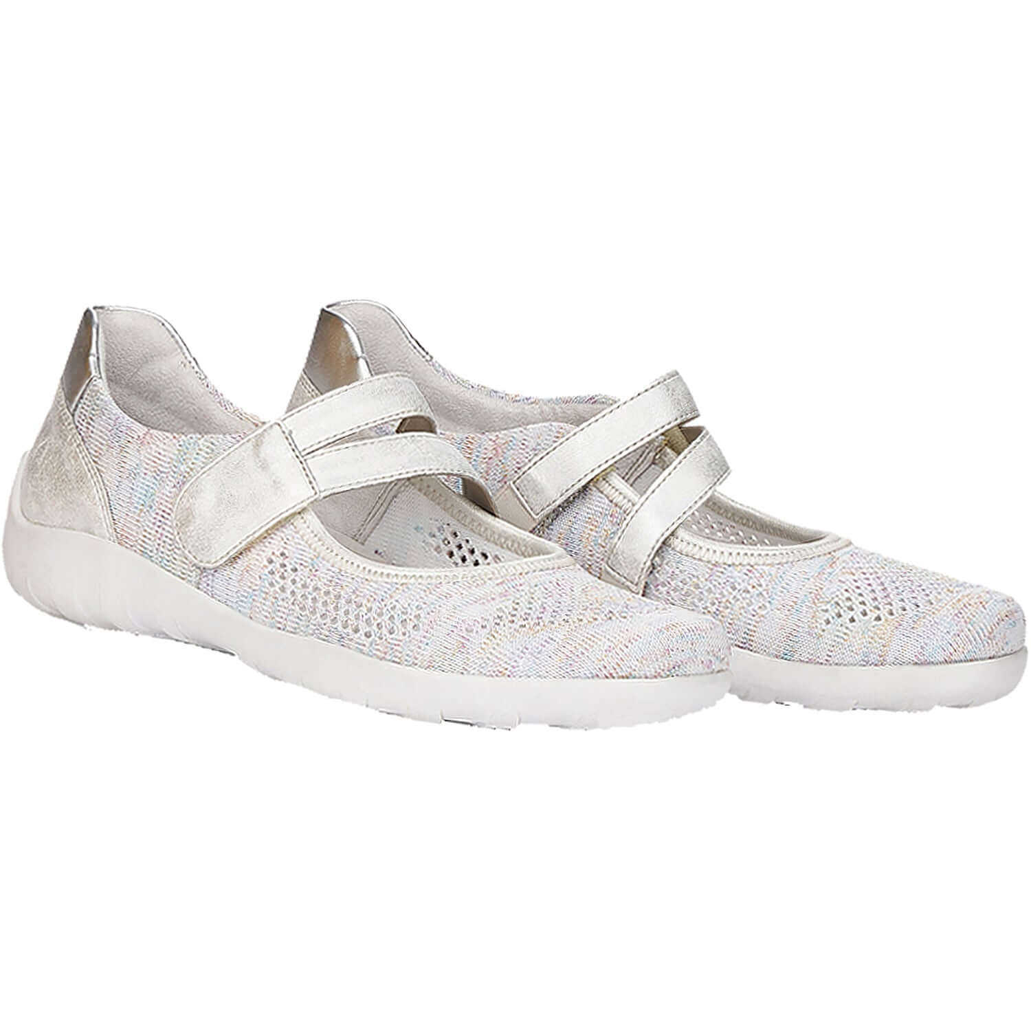 Women's Remonte R3506-90 Multi Metallic/Silver Fabric