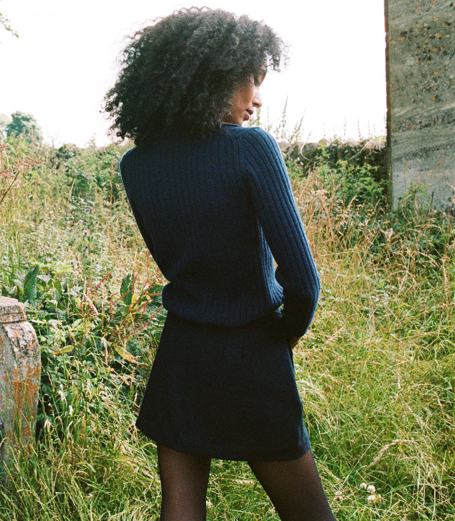 RAINA SKIRT -- DEEP NAVY | FALL 24