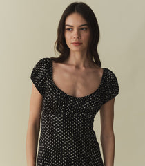 RAMONA DRESS -- NOIR DOT | SPRING 24