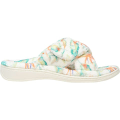 Women's Vionic Relax Slippers Marshmallow Floral Terrycloth