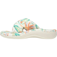 Women's Vionic Relax Slippers Marshmallow Floral Terrycloth