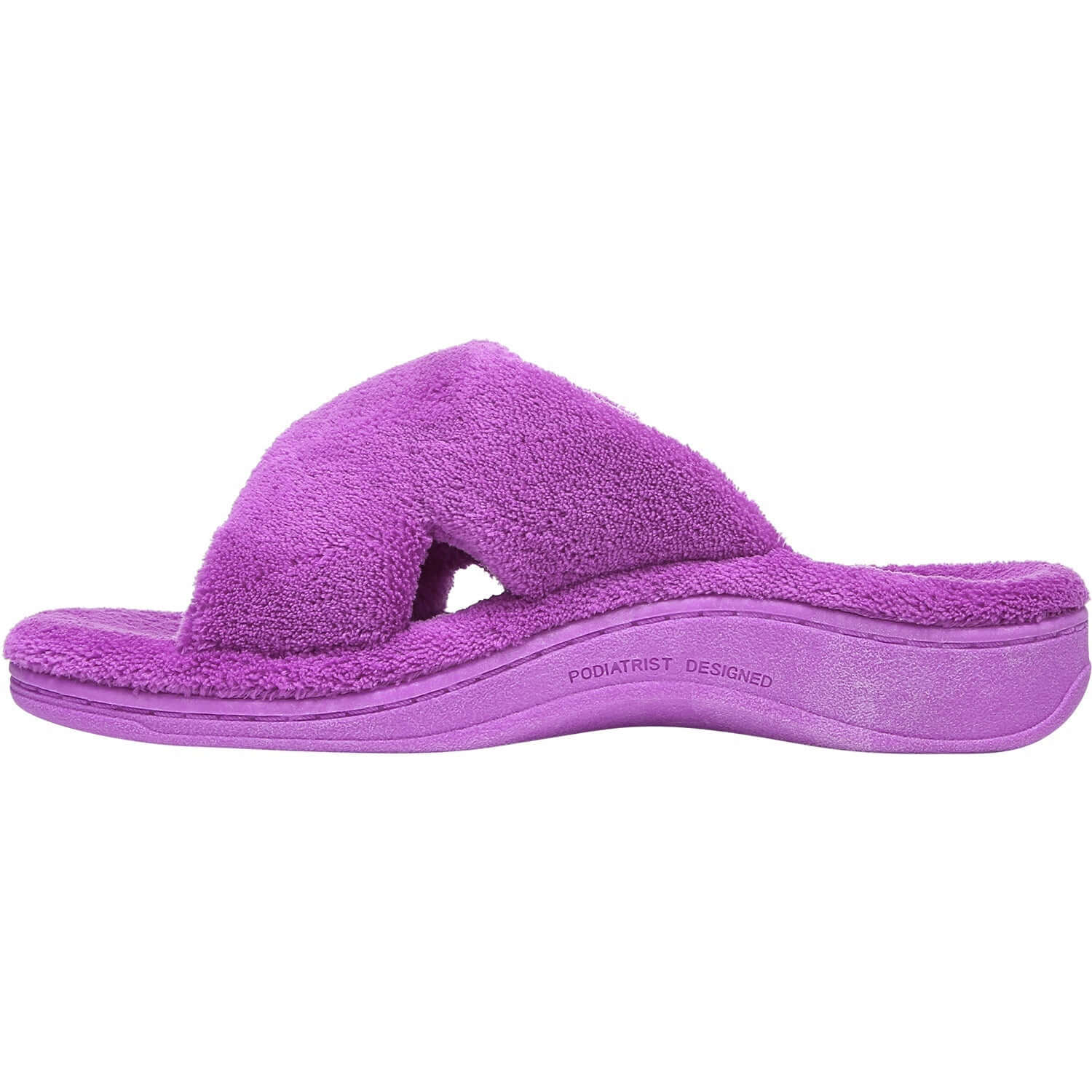 Women's Vionic Relax Purple Cactus Terrycloth