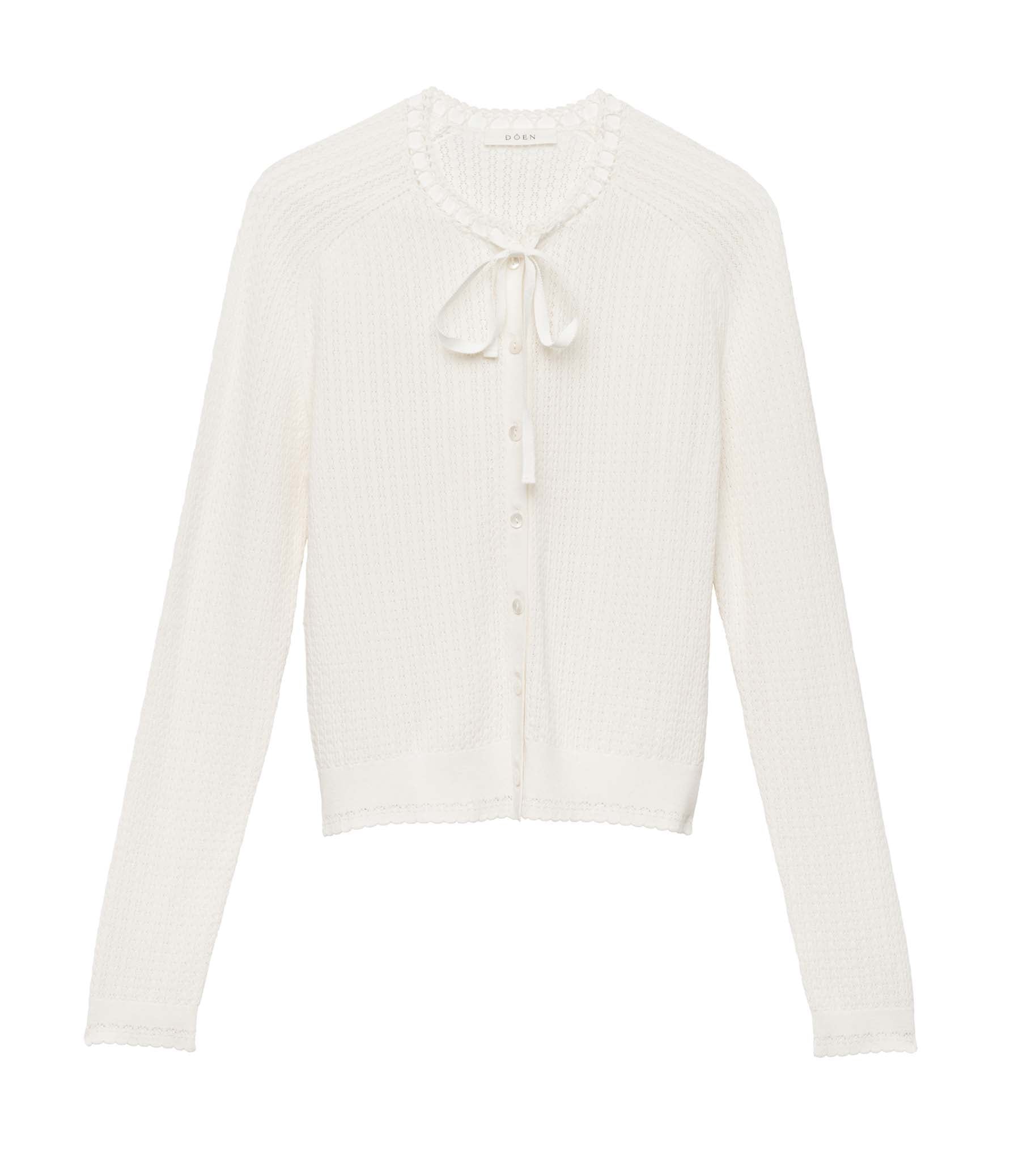 ROSALINE CARDIGAN -- IVORY | FALL 24