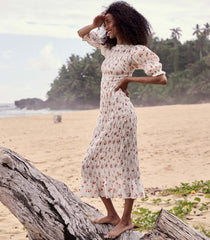 ROXANNE DRESS -- SWEET ABELIA | SUMMER 24