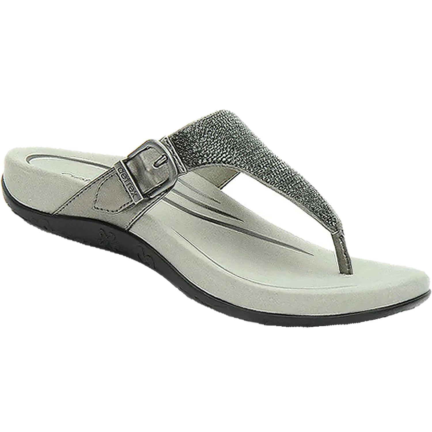 Women's Aetrex Rae Gunmetal Leather