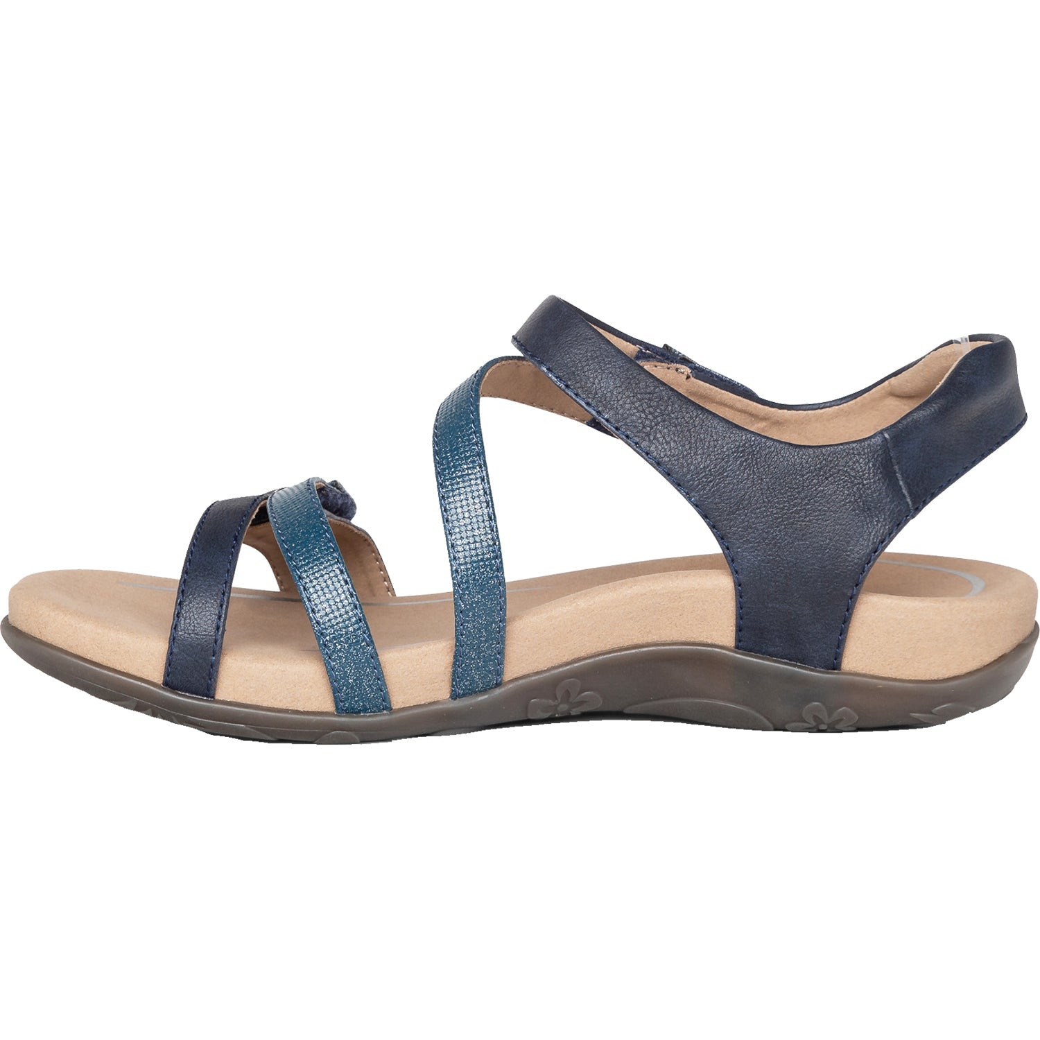 Women's Aetrex Jess Navy Synthetic