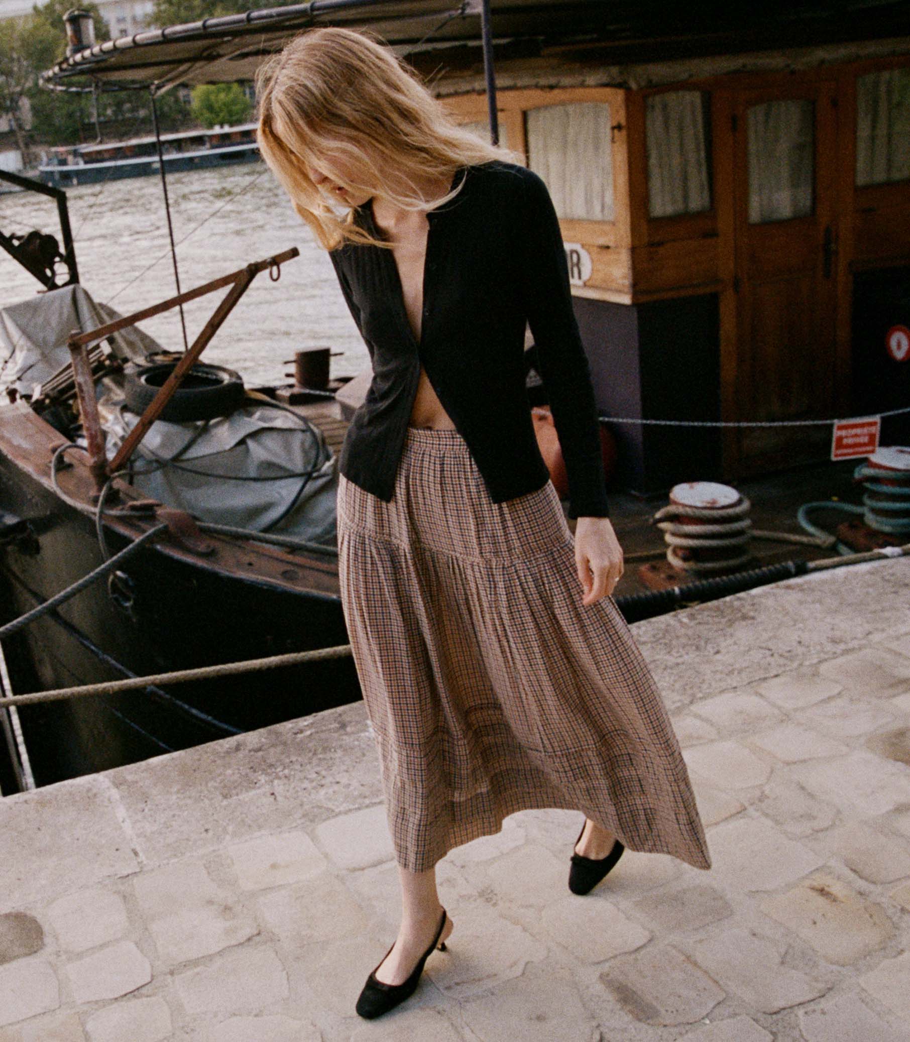 SEBASTIANE SKIRT -- BRIDGET CHECK | FALL 24