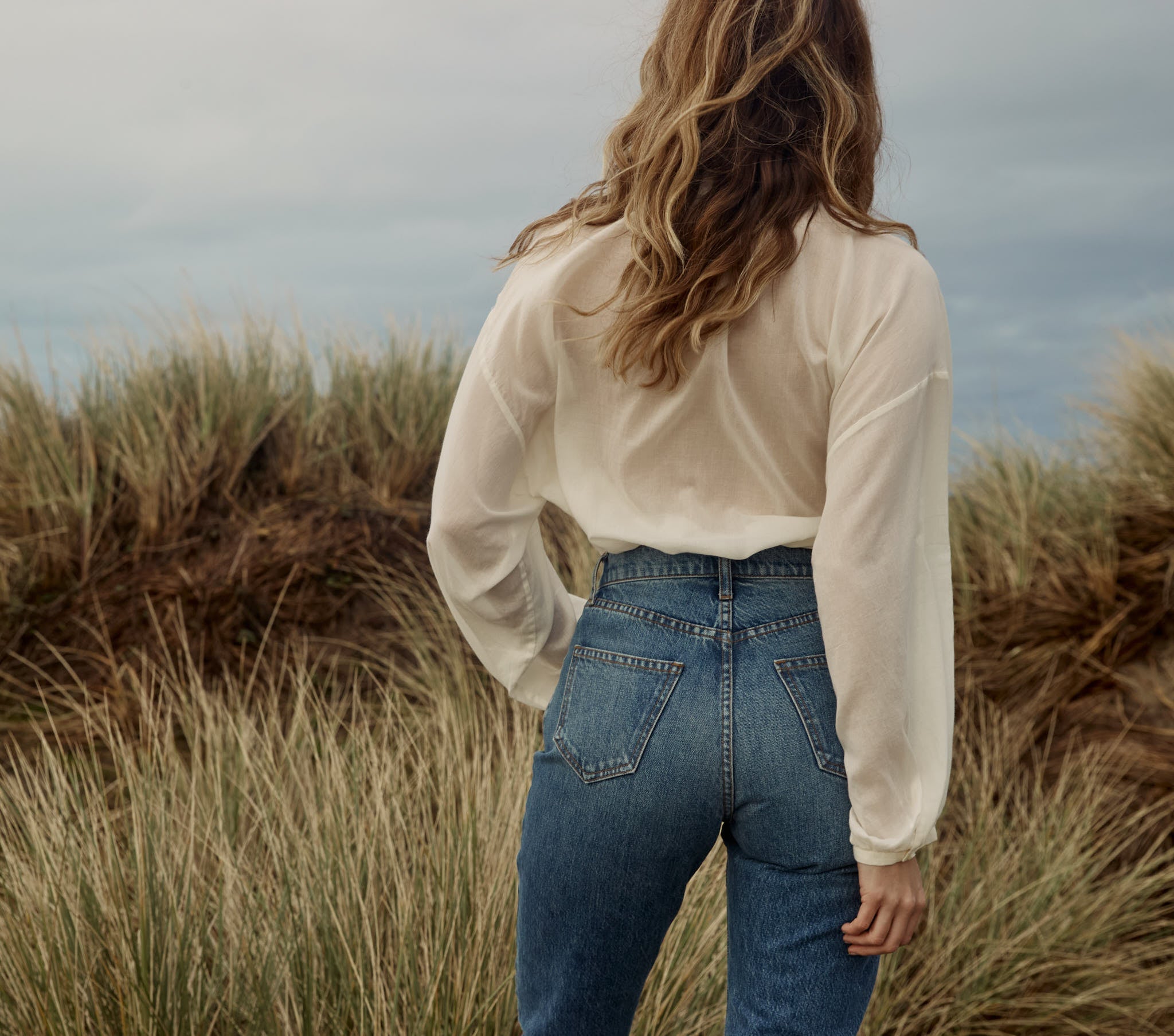 THE JANE BLOUSE -- SALT | CORE