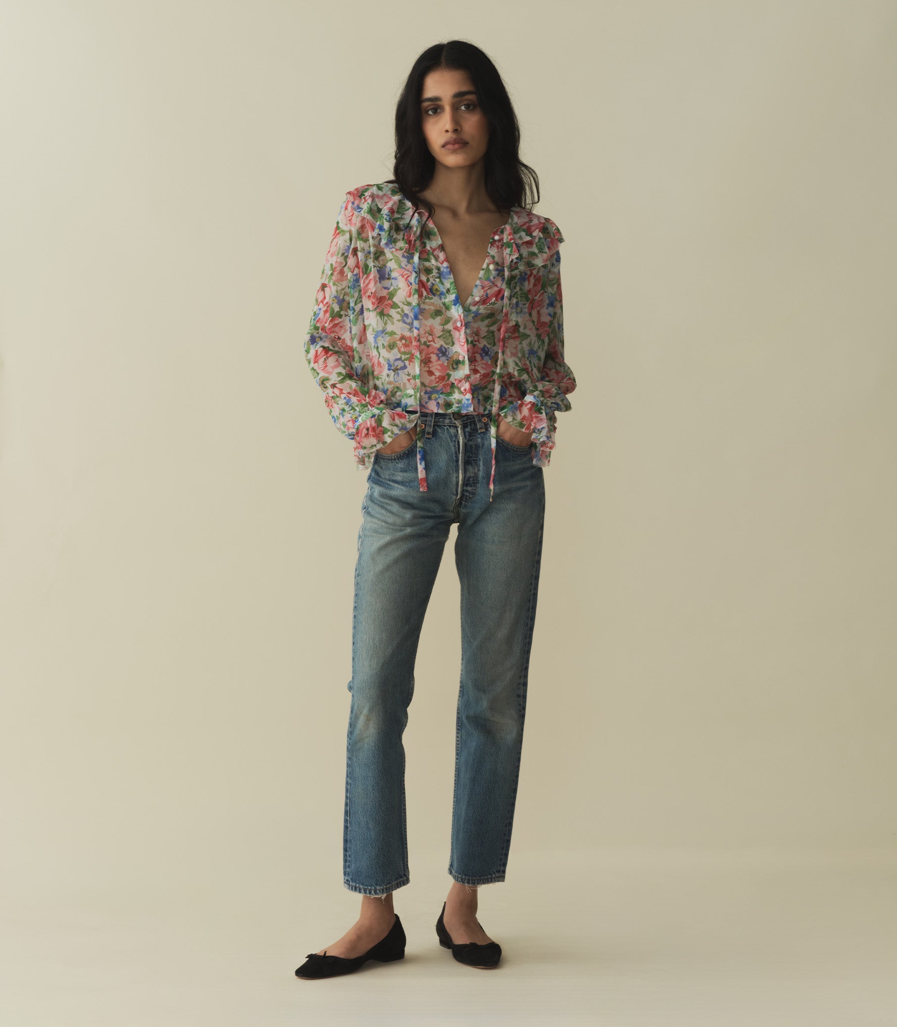 SOLANGE TOP -- TULIP GROVE | SPRING 24