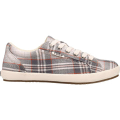 Women's Taos Star Grey Plaid Canvas