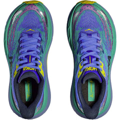 Women's Hoka Stinson 7 Virtual Blue/Tech Green Mesh