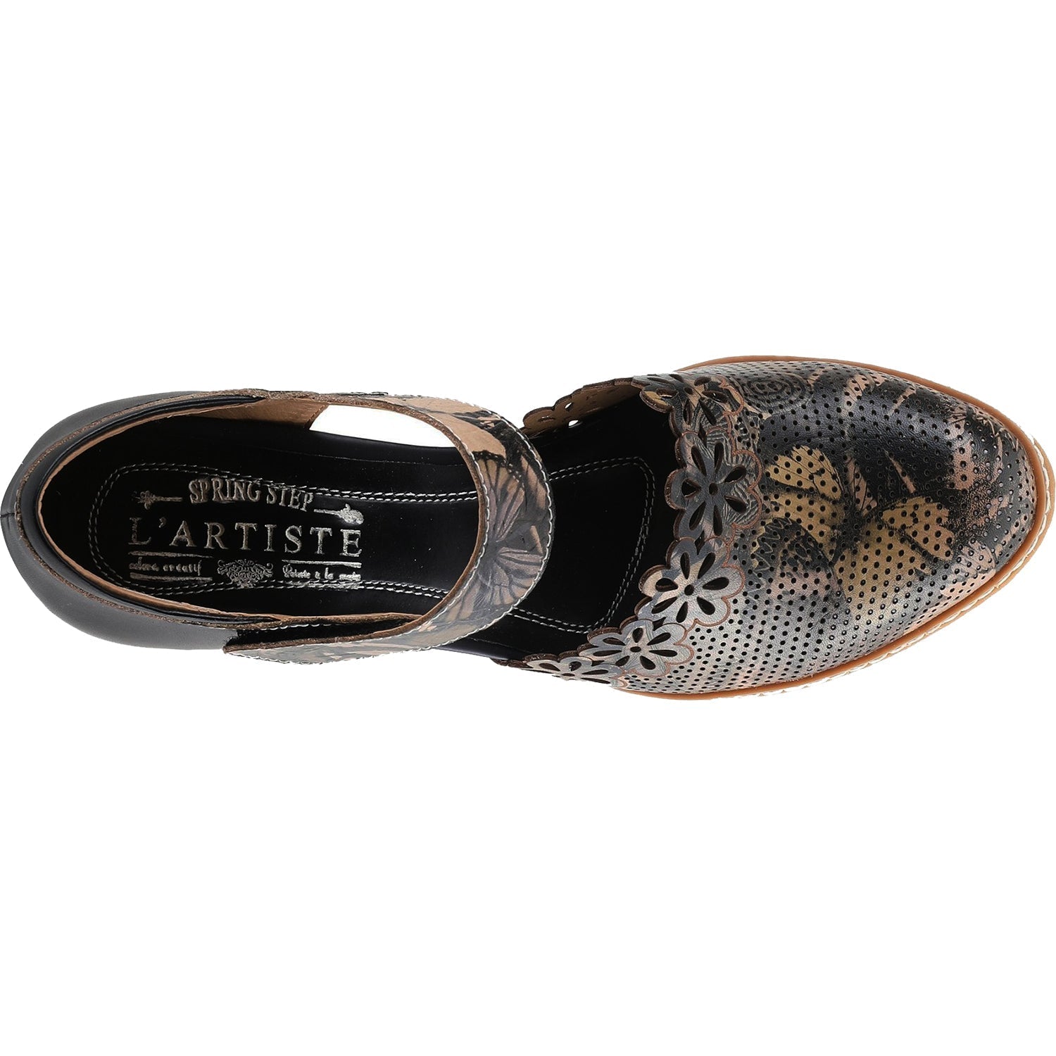 Women's L'Artiste by Spring Step Sunset Black Multi Leather