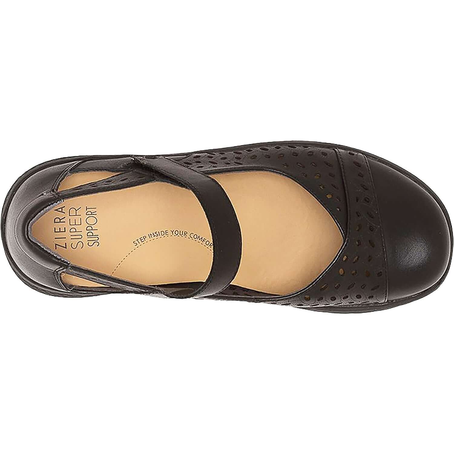 Women's Ziera Selmah Black Leather