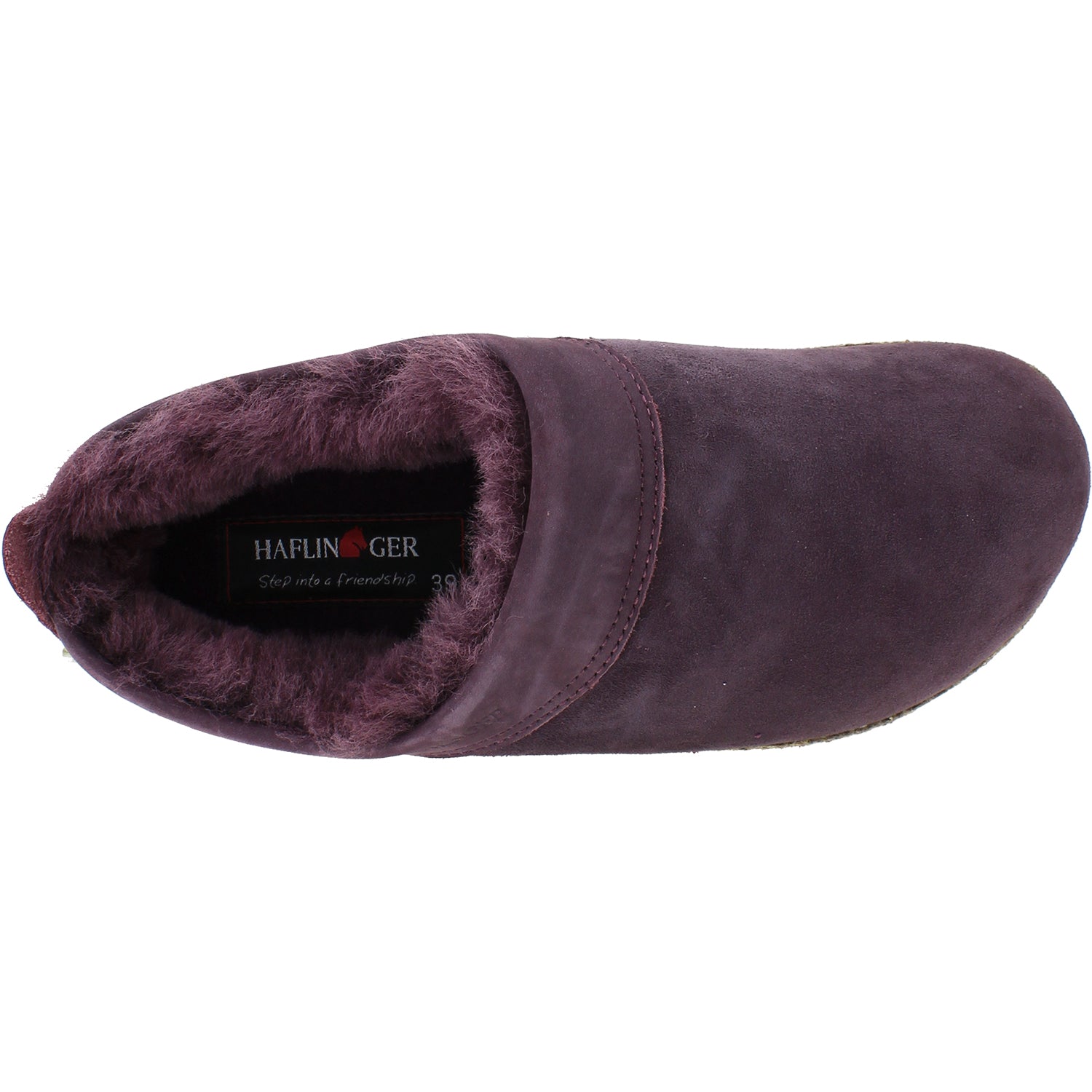 Women's Haflinger Snowbird Mauve Shearling