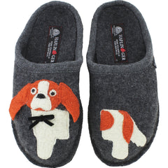 Women's Haflinger Spaniel Grey Wool