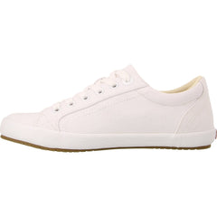 Women's Taos Star White/White Canvas