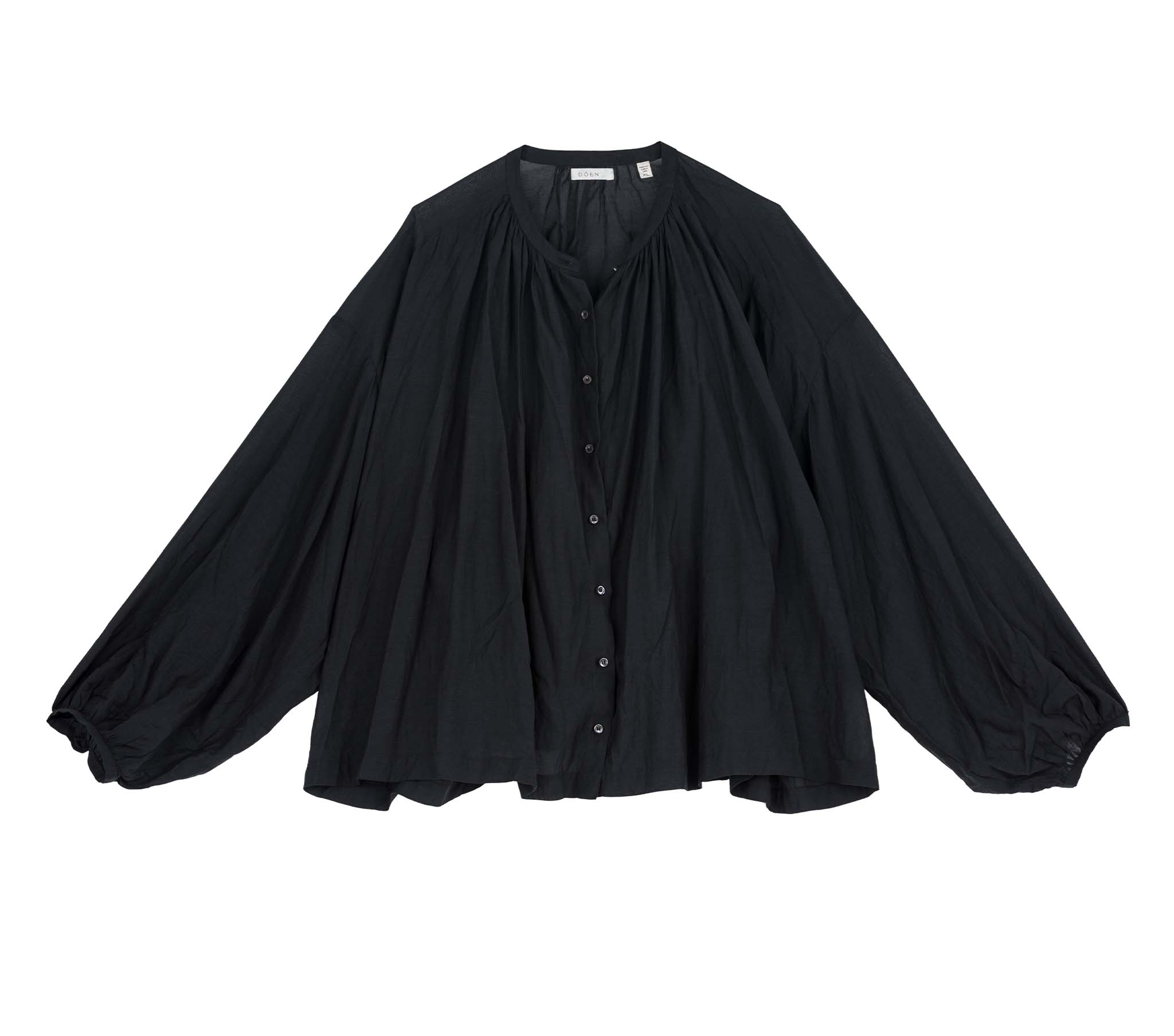 THE JANE BLOUSE -- BLACK | CORE