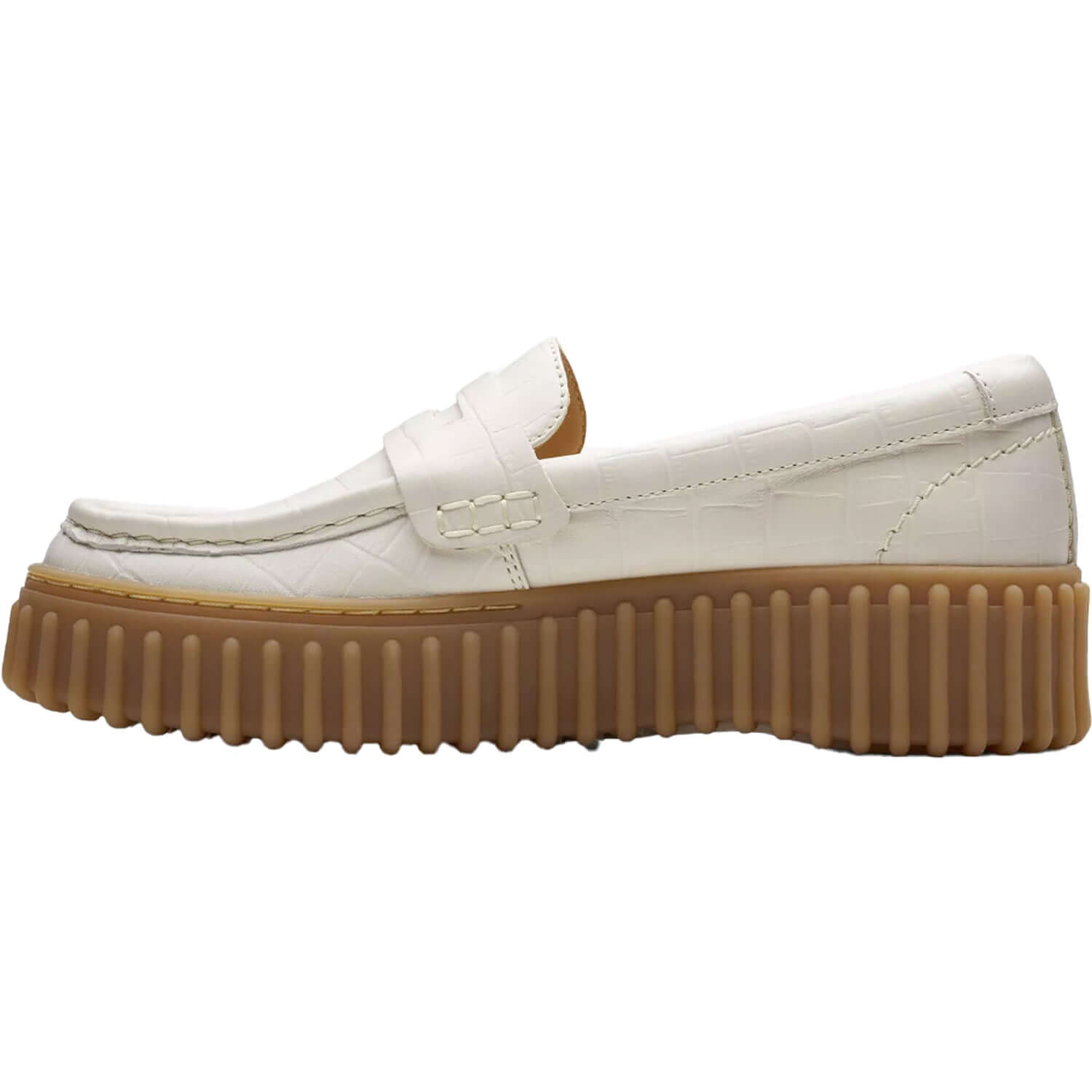 Women's Clarks Torhill Penny Cream Interest