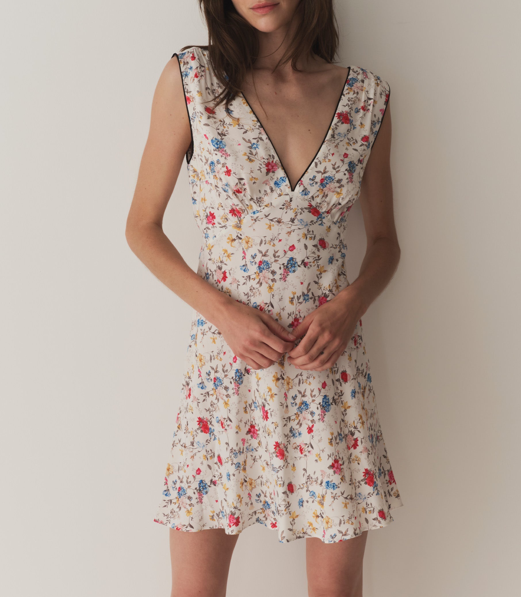 TULA DRESS -- BLANC FLOWERING MEADOW | SUMMER 24