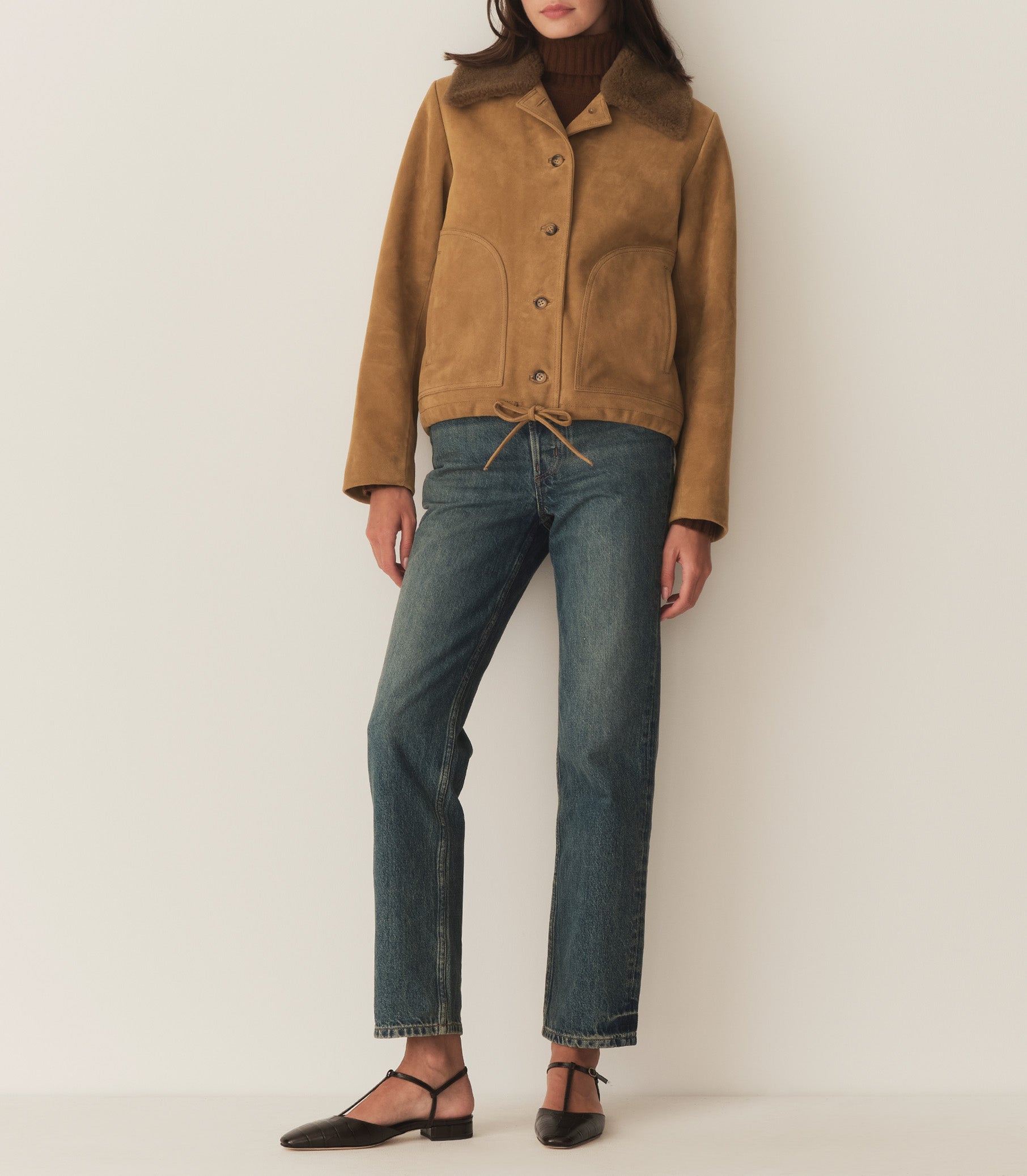 TURNER SUEDE JACKET -- STAG | FALL 24