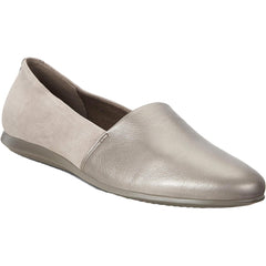 Women's Ecco Touch Ballerina 2.0 Stone Metallic/Warm Grey Leather