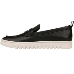 Women's Vionic Uptown Loafer Black/White Leather