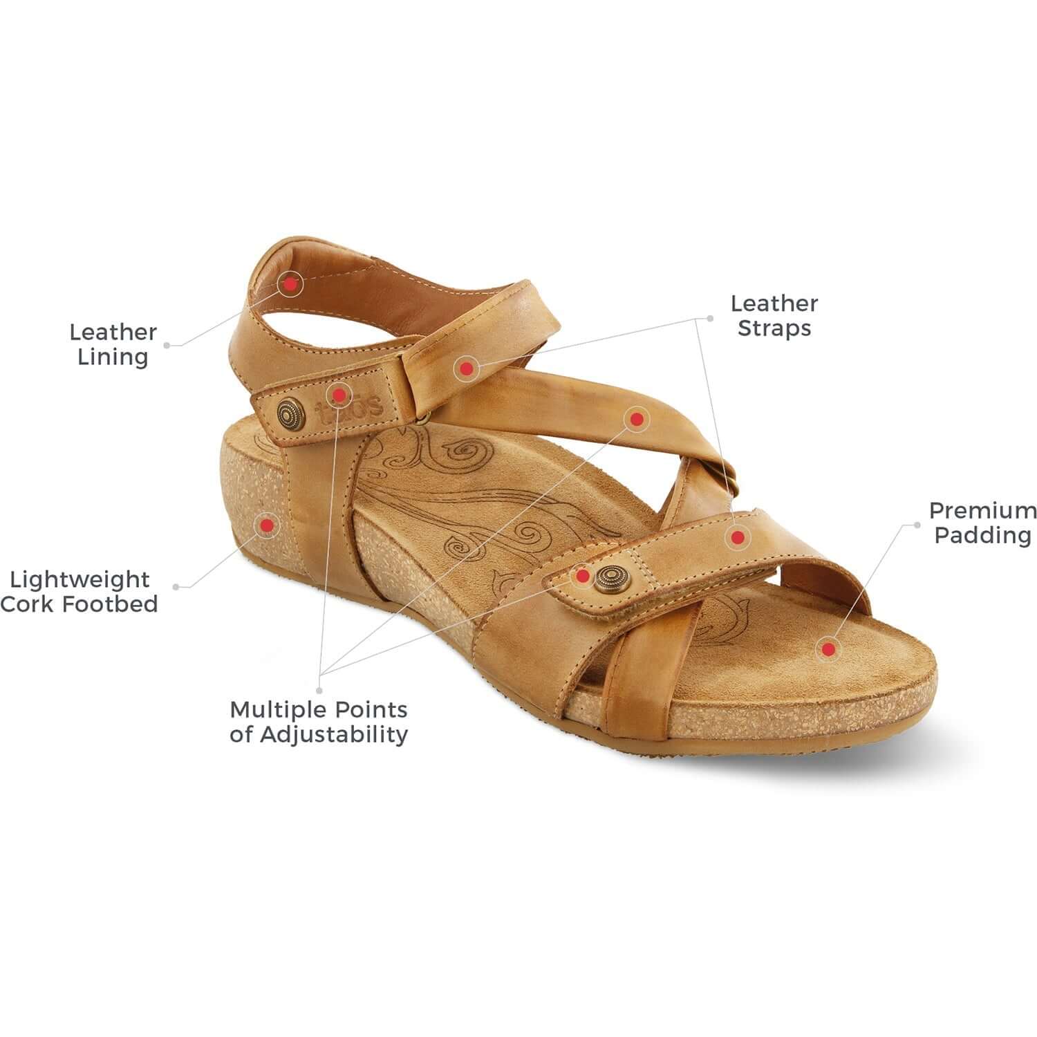 Women's Taos Universe Camel Leather