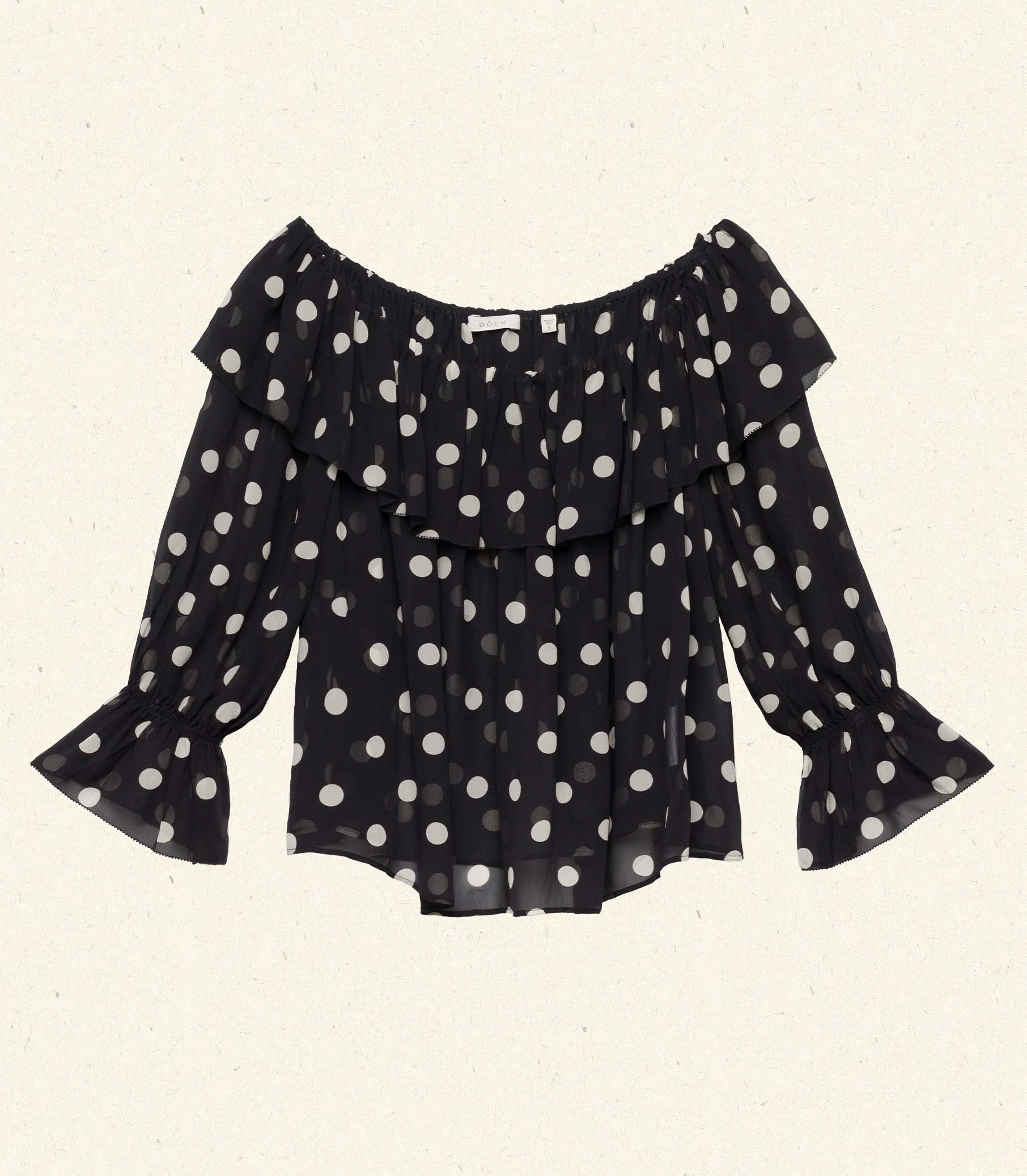 VIVIAN TOP -- SOLSTICE SKY DOT | FALL 24