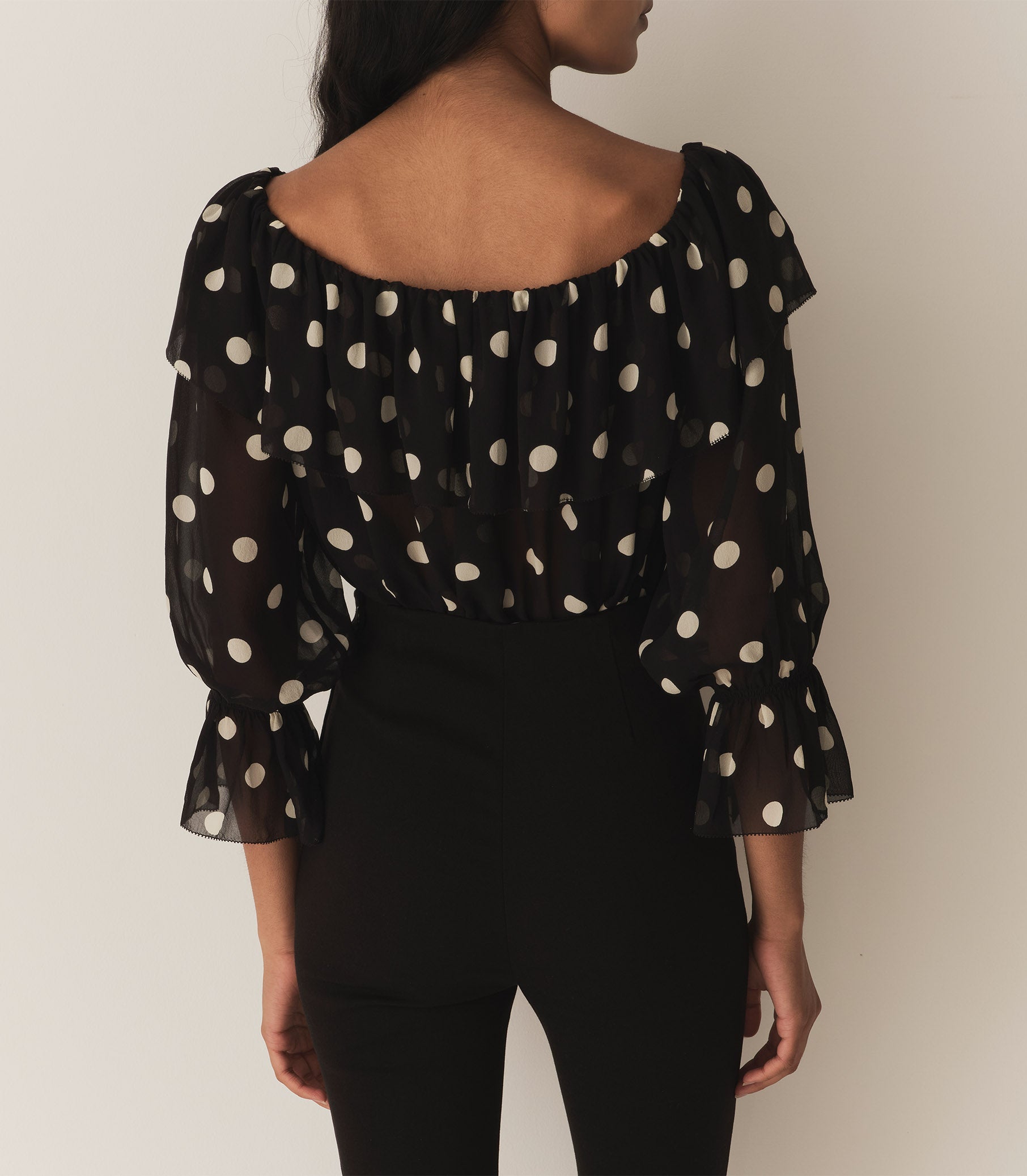 VIVIAN TOP -- SOLSTICE SKY DOT | FALL 24