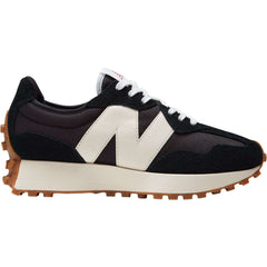 Women's New Balance WS327BL Black/White Suede