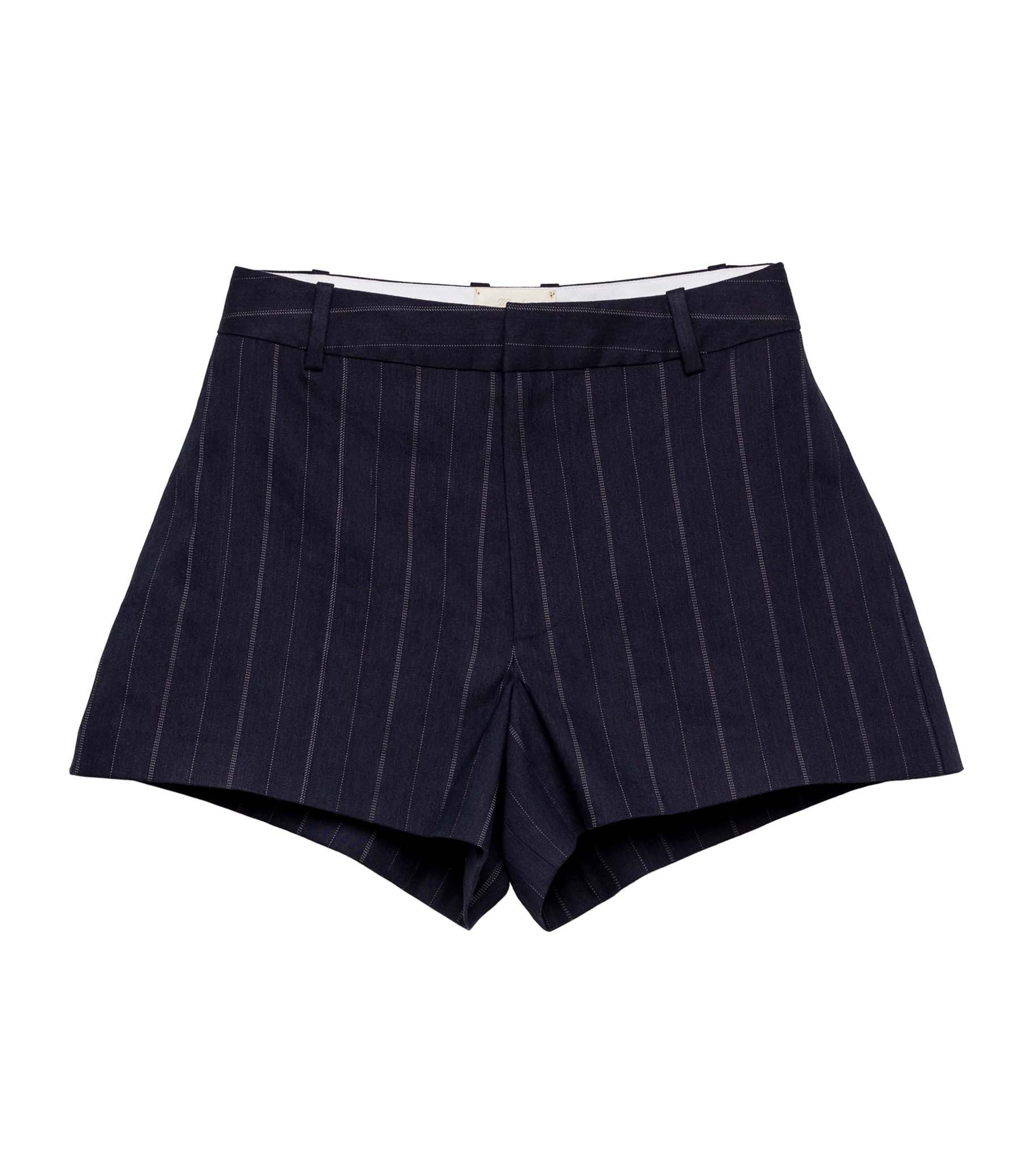 YVAINE SHORT -- NAVY PINSTRIPE | SUMMER 24