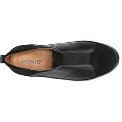 Women's Vionic Zinah Black Leather/Nubuck