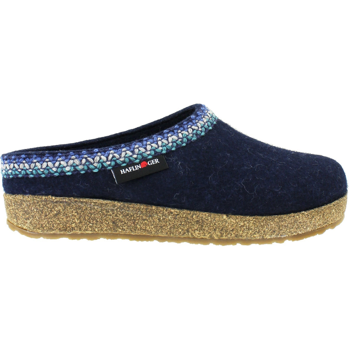 Unisex Haflinger Zig Zag Captains Blue Wool