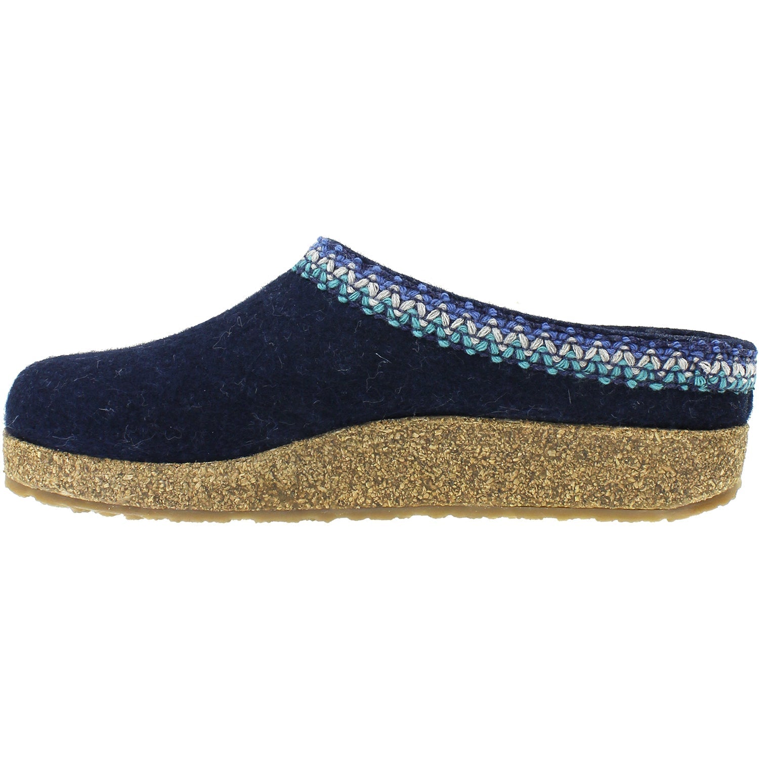 Unisex Haflinger Zig Zag Captains Blue Wool