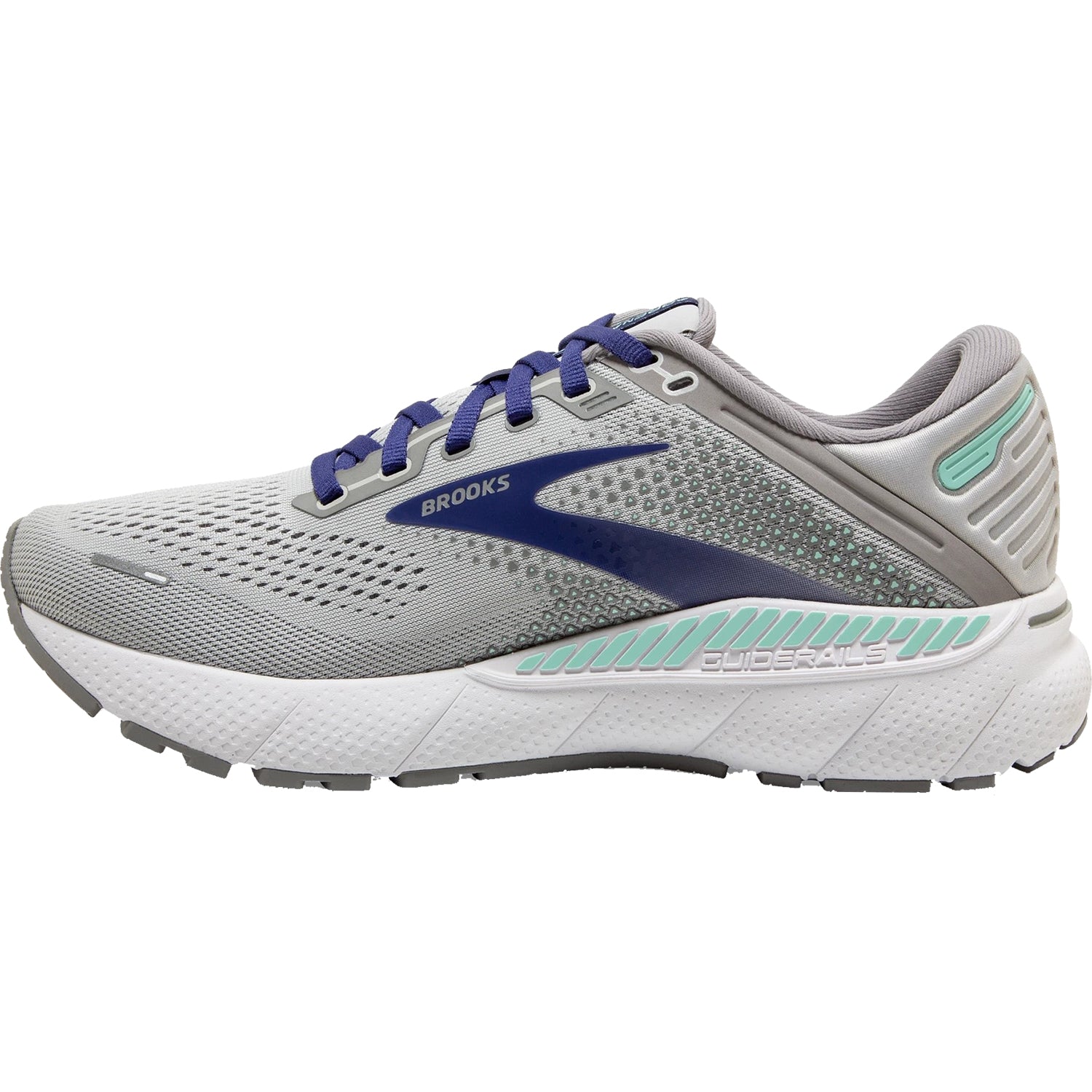 Women's Brooks Adrenaline GTS 22 Alloy/Blue/Green Mesh