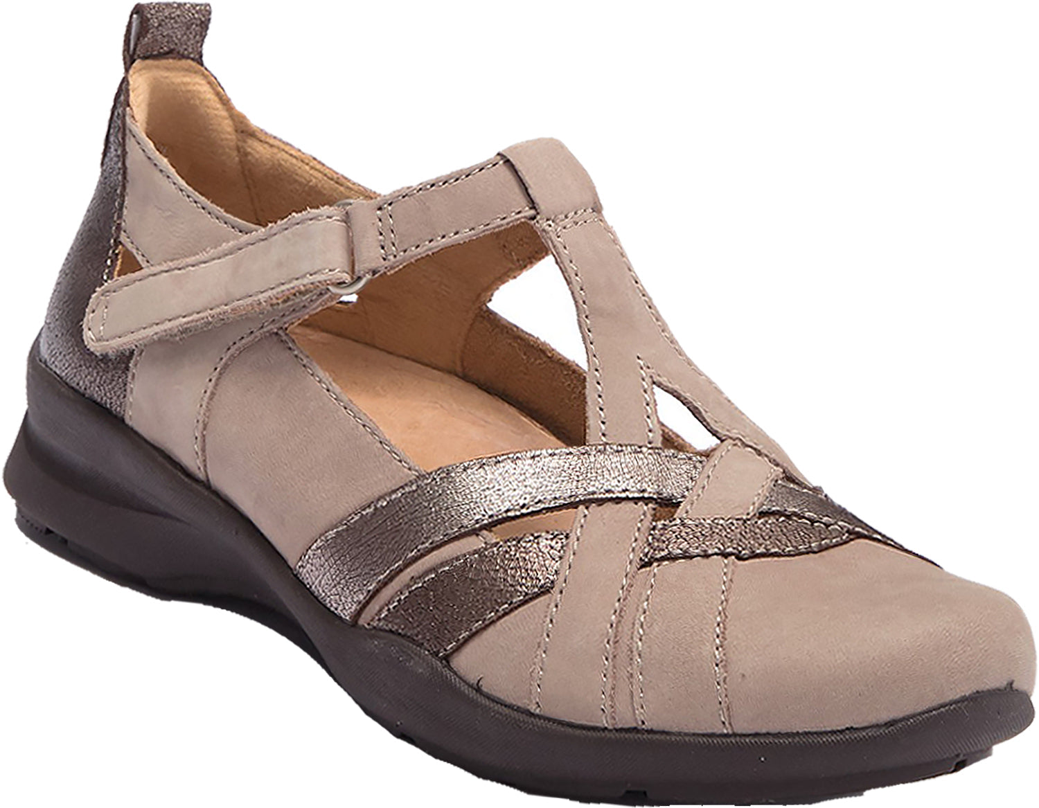 Women's Earth Ocelot Taupe Leather