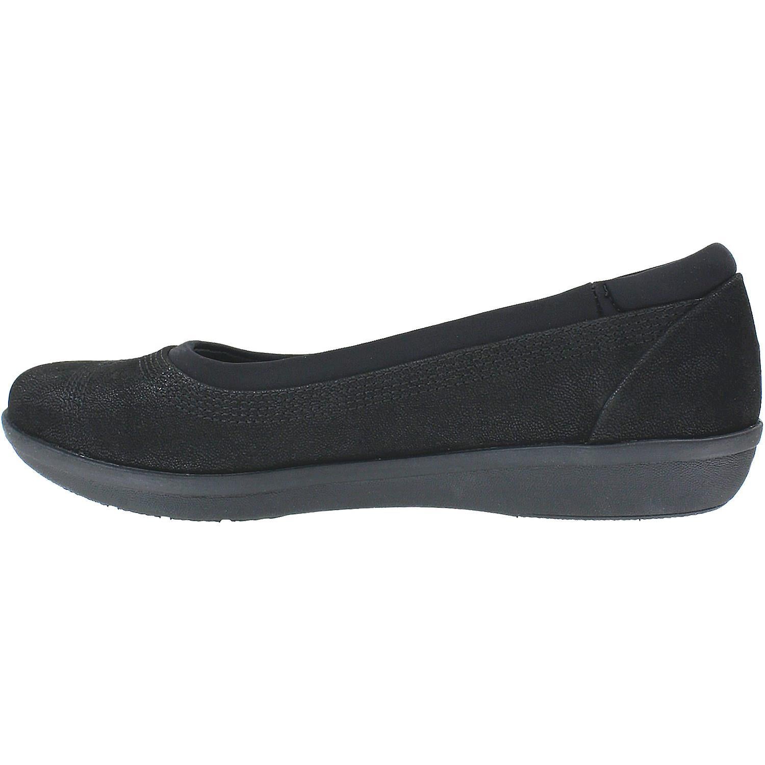 Women's Clarks Cloudsteppers Ayla Low Black Fabric