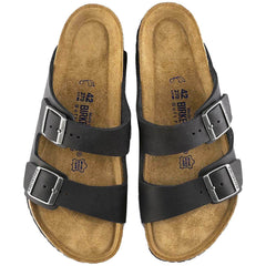 Unisex Birkenstock Arizona Soft Footbed Black Oiled Leather