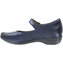 Women's Dansko Fawna Navy Burnished Calf Leather