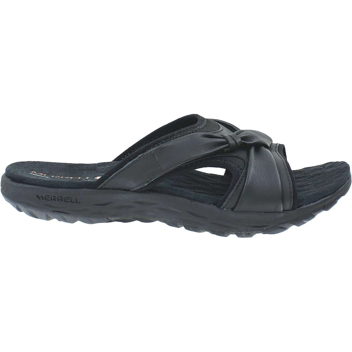 Women's Merrell Vesper Slide Black Leather/Mesh