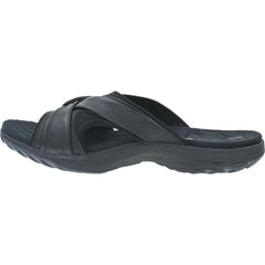 Women's Merrell Vesper Slide Black Leather/Mesh