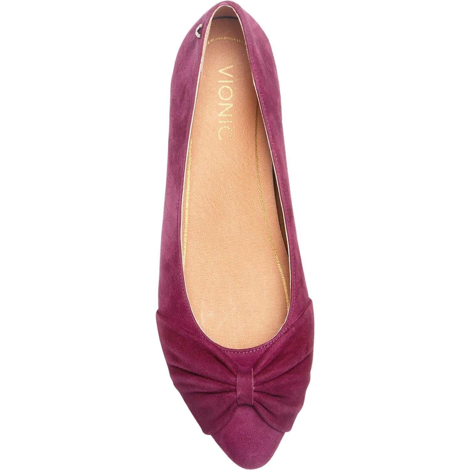 Women's Vionic Gramercy Merlot Suede