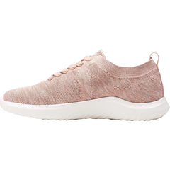 Women's Clarks Cloudsteppers Nova Glint Light Pink Knit Fabric