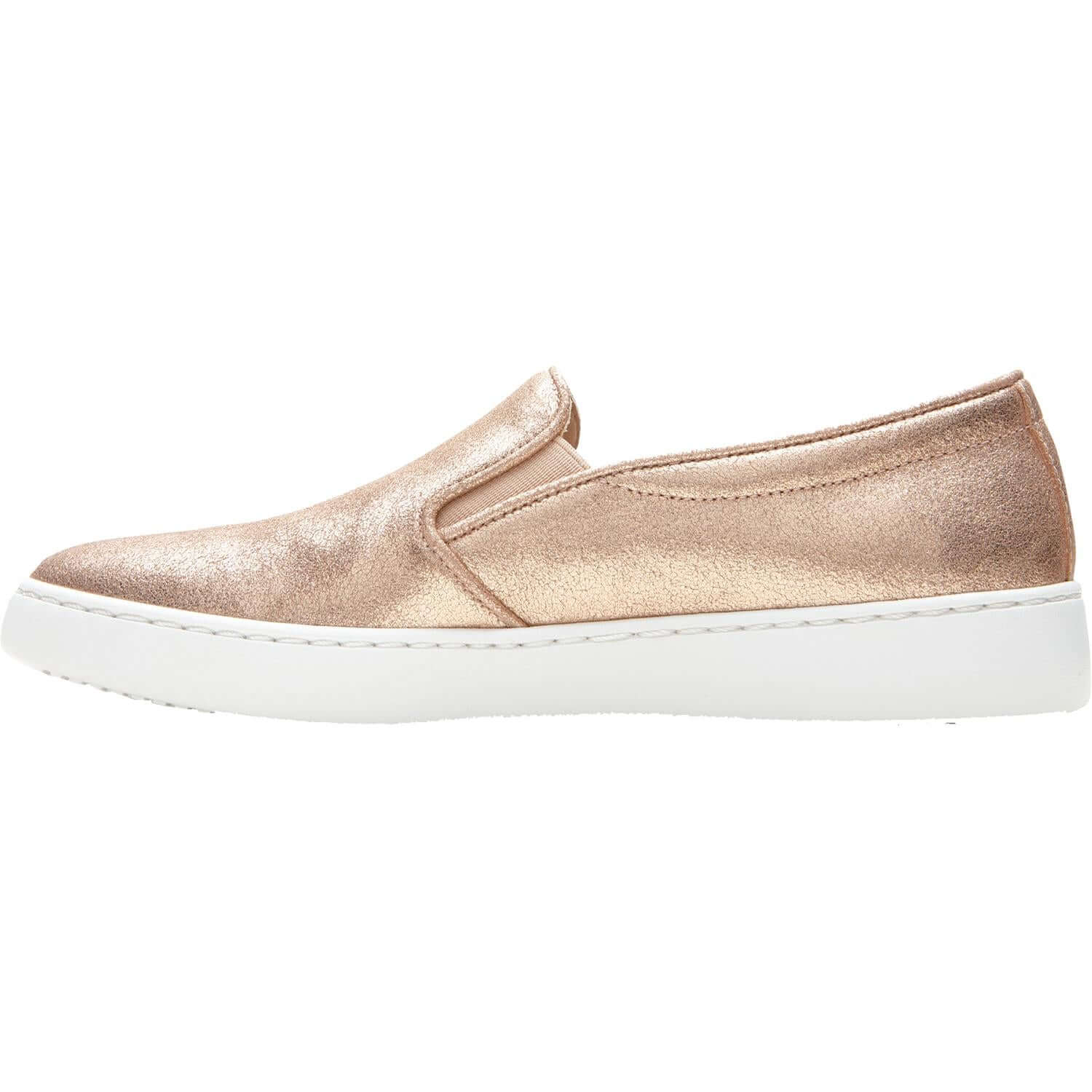 Women's Vionic Avery Pro Non-Slip Rose Gold Metallic Suede